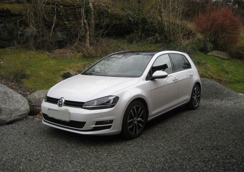 VW Golf 1.6 TDI 2013 on Irish roads